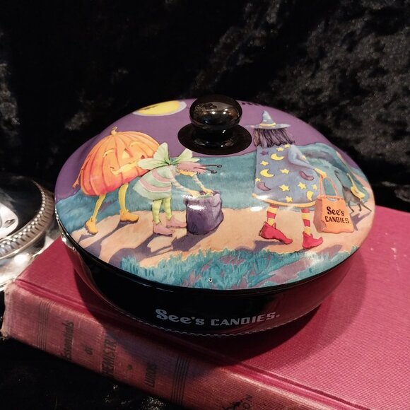 See's Candies Happy Halloween Candy Dish - Picture 7 of 7